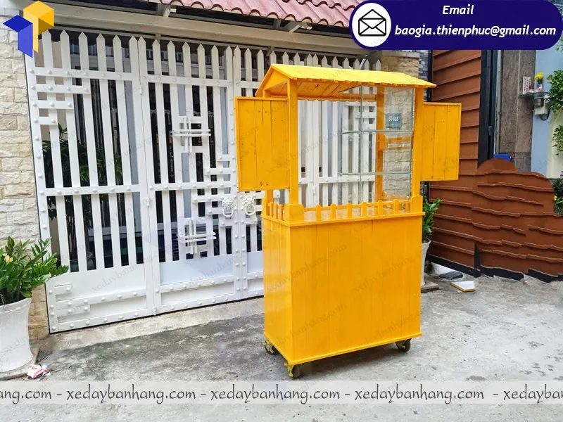  tủ gỗ bán thức ăn nhanh đẹp