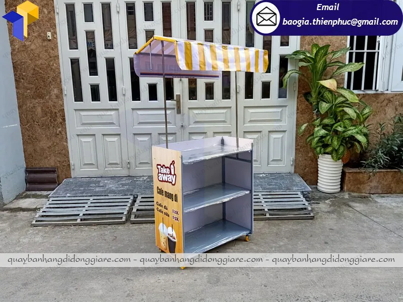 xe bán cafe lắp ráp