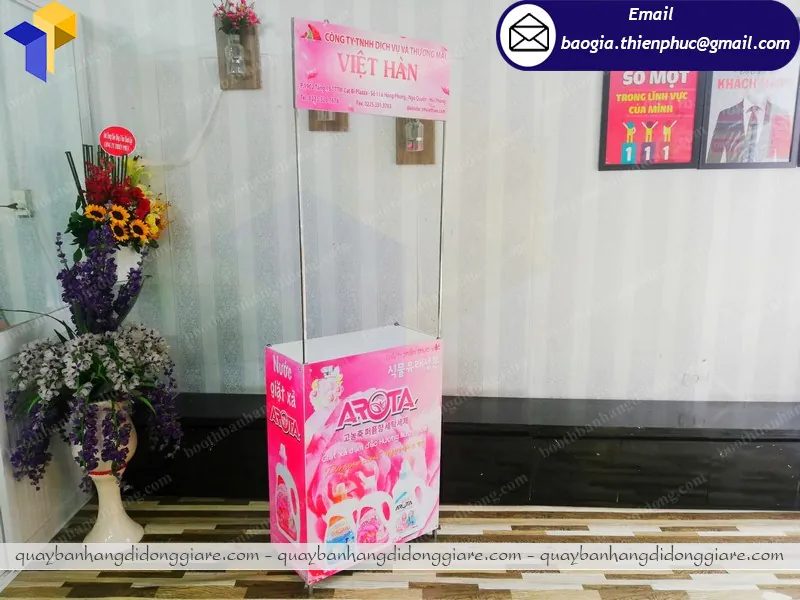 booth quảng cáo siêu thị