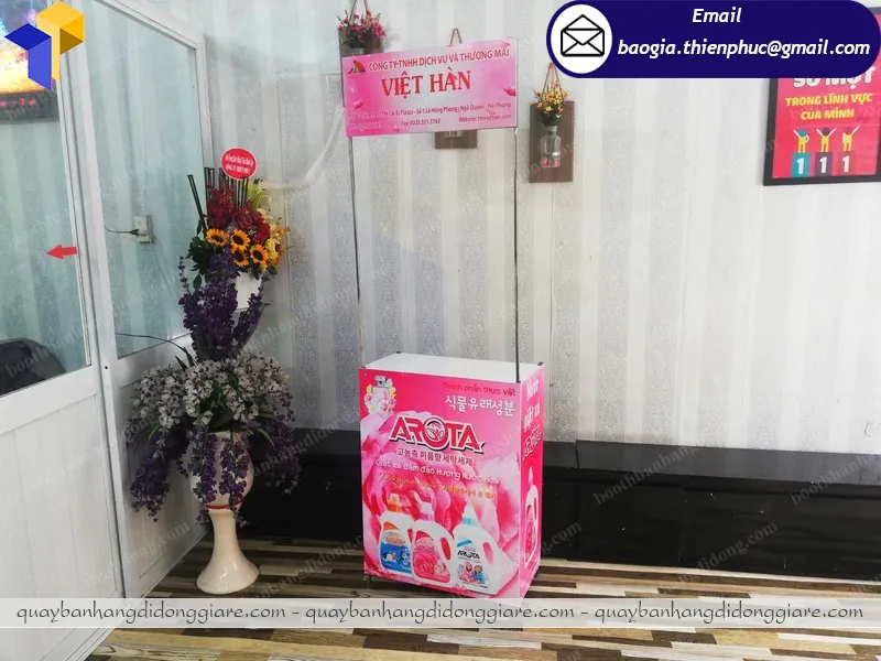 quầy sampling siêu thị