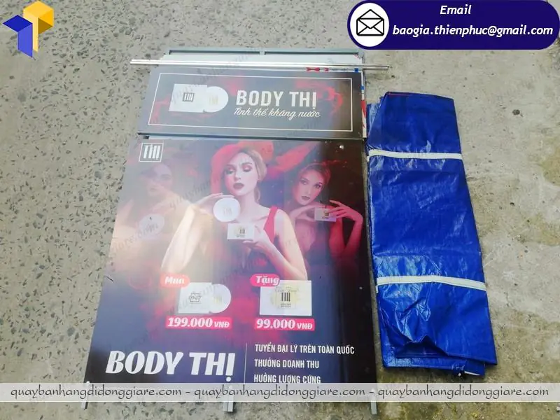 boooth sắt lắp ráp