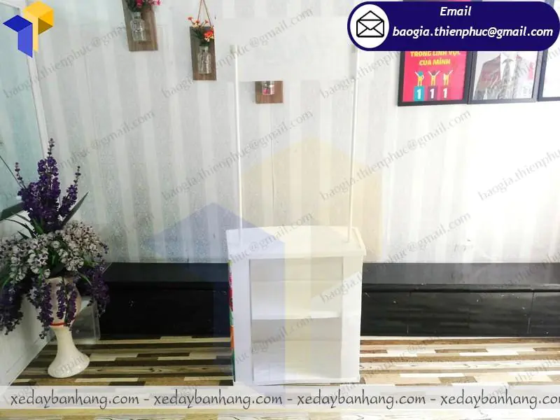 booth bán hàng bằng nhựa
