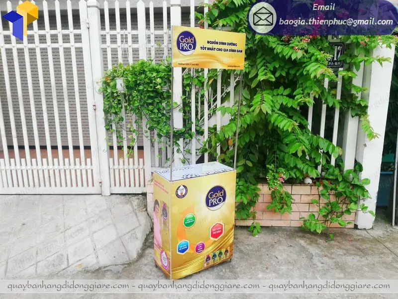 booth quảng cáo siêu thị