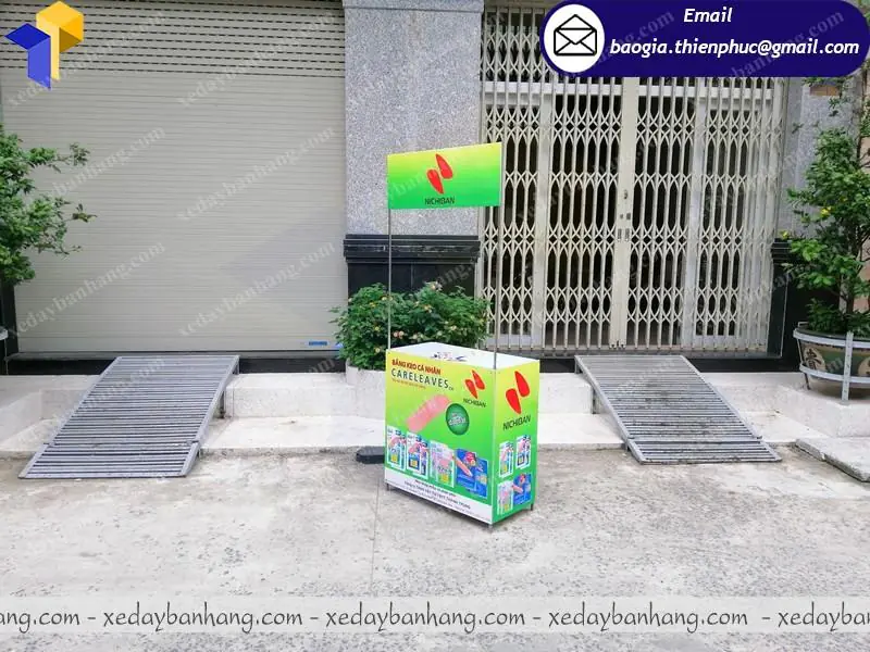 booth sắt lắp ráp
