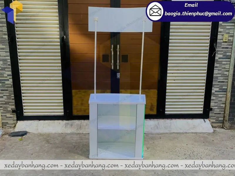 quầy nhựa sampling mini