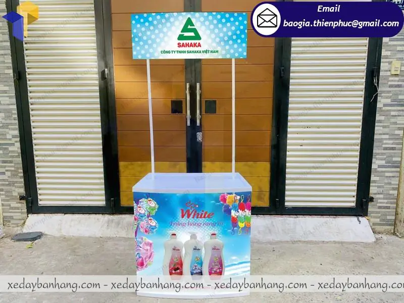 quầy sampling mini lắp ráp