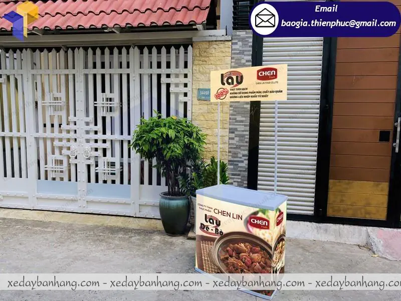 booth nhựa bán hàng tại hội chợ