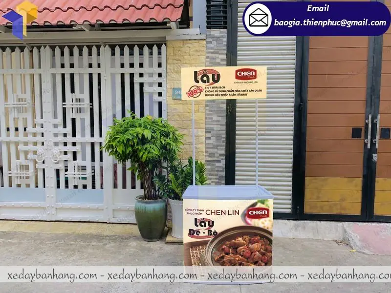 booth nhựa sampling hội chợ