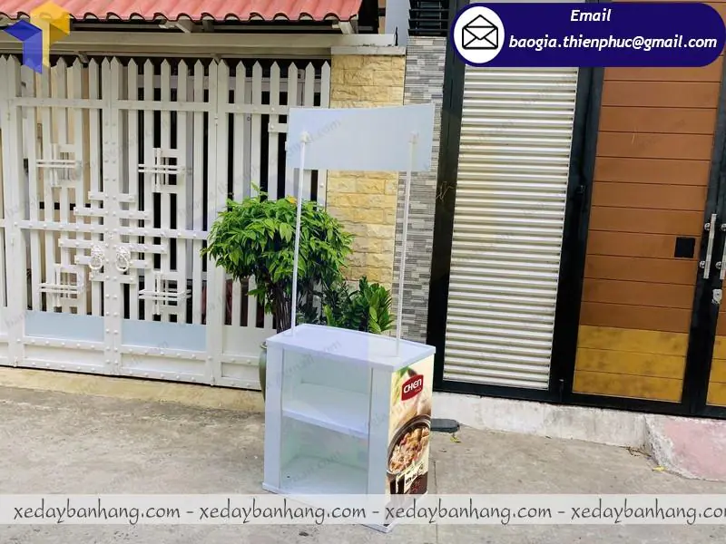 giá booth nhựa sampling hội chợ