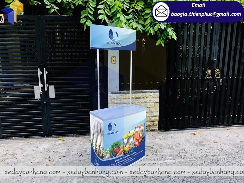 quầy sampling lắp ráp di động giá rẻ