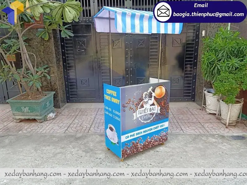 quầy bán hàng quảng cáo