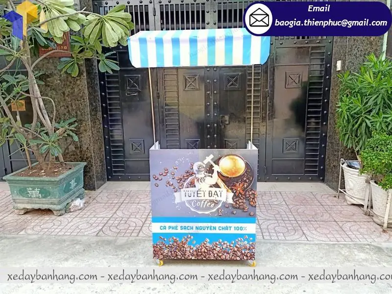 xe lắp ráp bán cafe mang đi