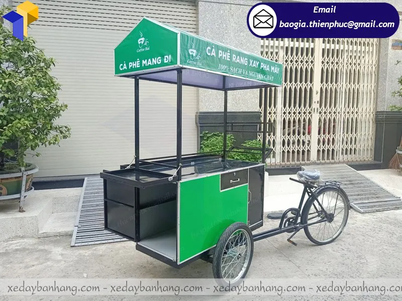 đóng xe đạp coffee