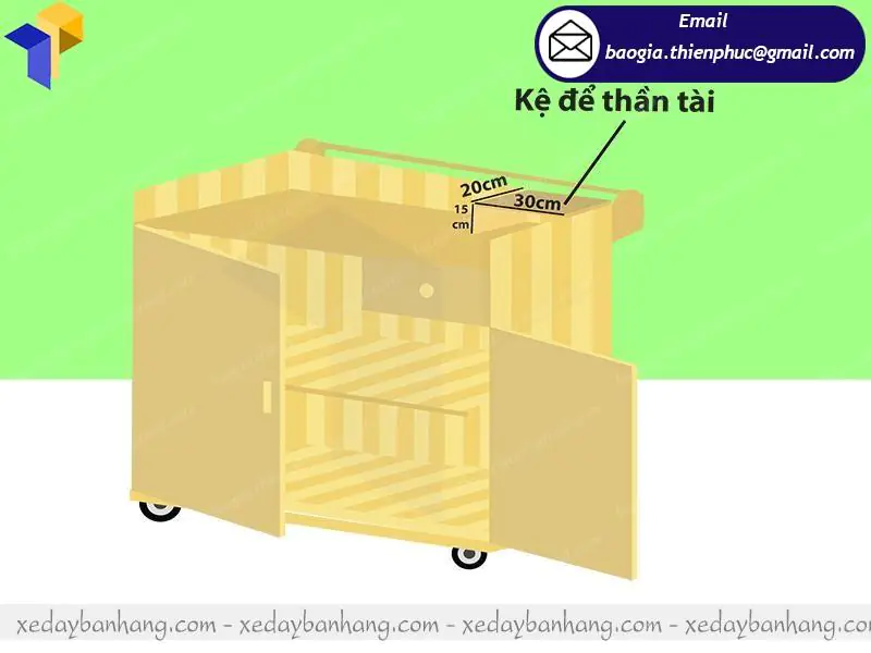 xưởng bán xe gỗ cafe giá rẻ
