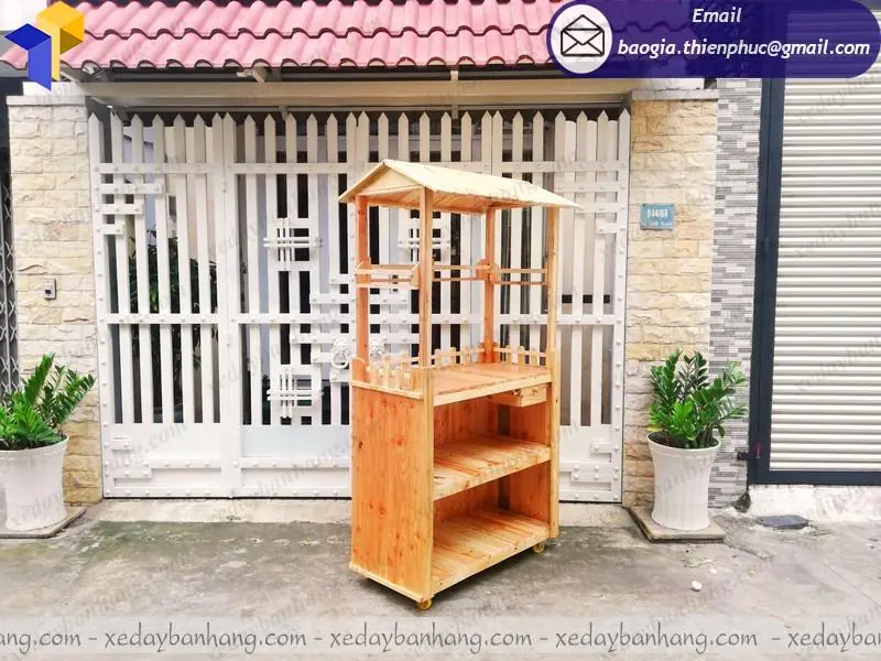 giá tủ gỗ bán cafe