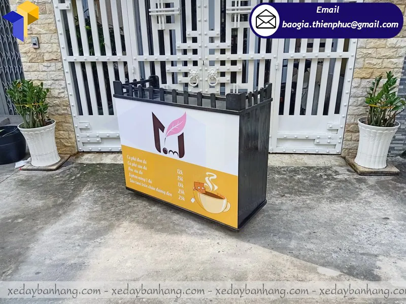 giá tủ gỗ bán cafe