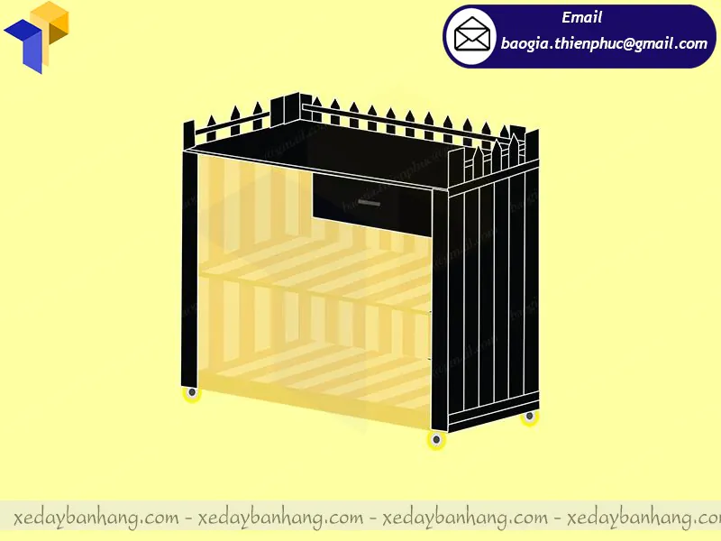 tủ gỗ bán cafe giá rẻ