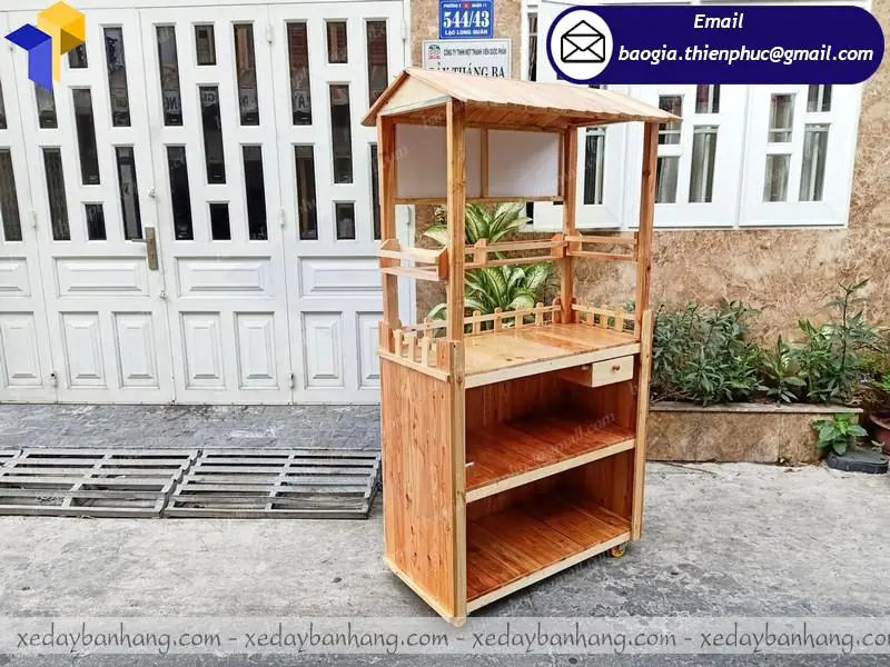 tủ gỗ bán cà phê giá bao nhiêu