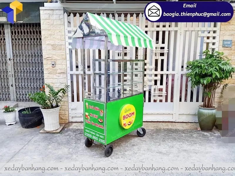 tủ inox bán thức ăn nhanh