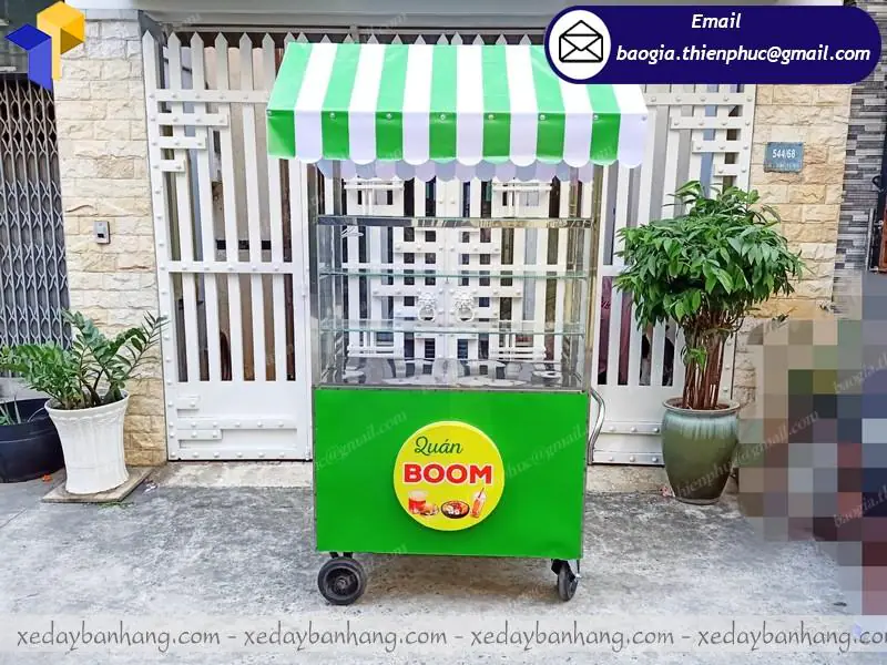 xe inox bán thức ăn nhanh