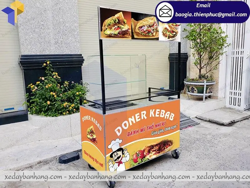 tủ bán bánh mì đẹp