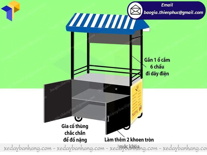 xe bán đồ ăn vặt giá rẻ