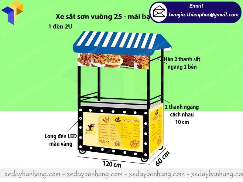 xe bán đồ ăn vặt mua ở đâu