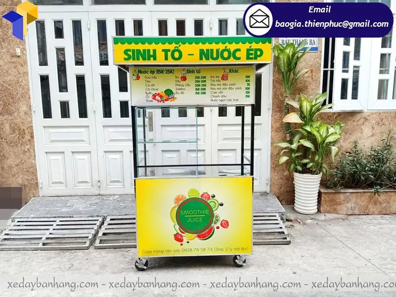 tủ sắt bán sinh tố nước ép giá rẻ