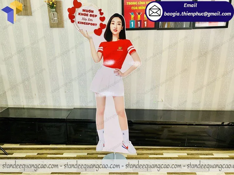 Marketing hiệu quả bất ngờ với standee mô hình đẹp