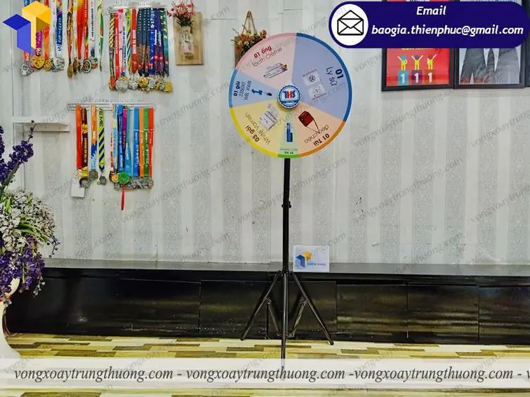 Báo giá vòng quay may mắn tháo lắp giá rẻ tại TP.HCM