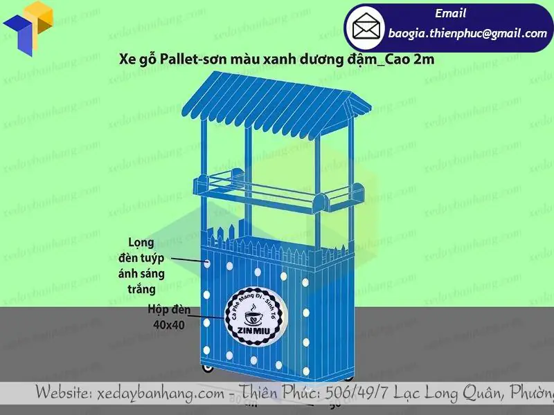 Cơ sở cung cấp tủ gỗ bán cà phê giá rẻ nhất Bình Phước