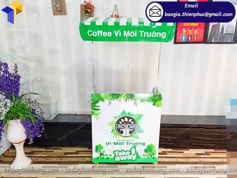 Nơi bán booth lắp ráp cafe take away di động gấp gọn Cà Mau