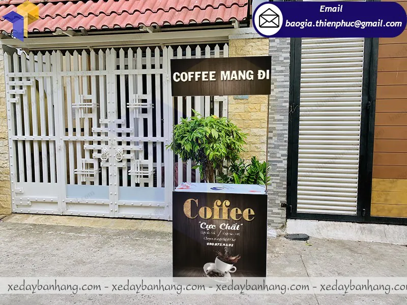 Thu nhập cao từ quầy booth sắt bán cafe rẻ đẹp