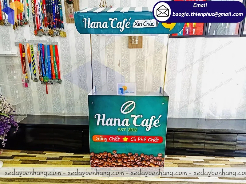 Báo giá xe lắp ráp bán cafe hạt rang xay giá rẻ ở hcm