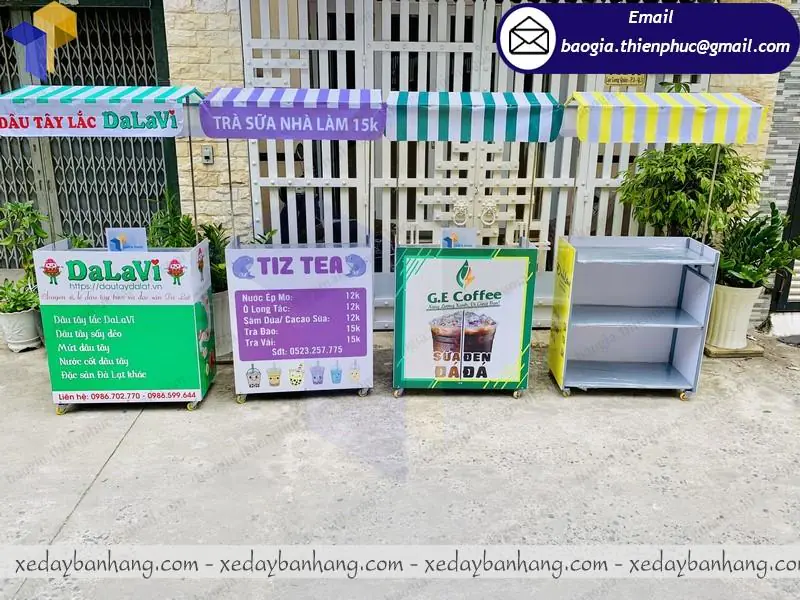 Nơi đóng xe bán hàng lưu động lăp ráp giá rẻ ở Sóc Trăng