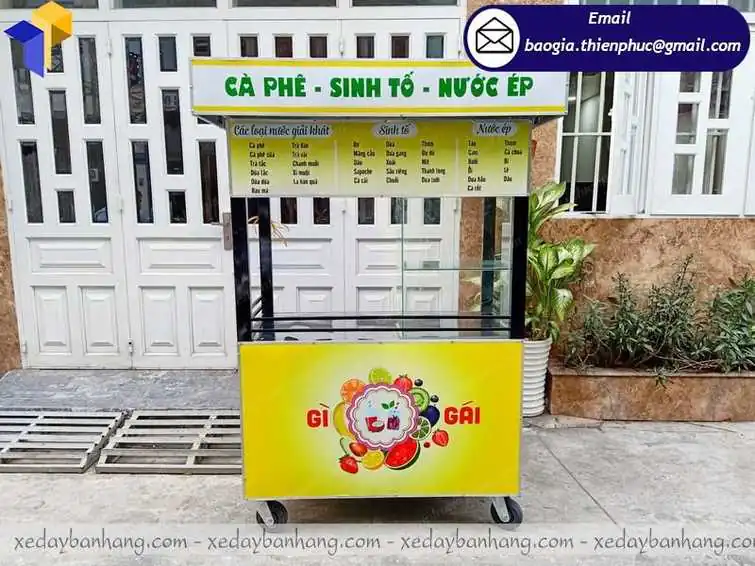 Nơi đặt làm xe bán café lưu động thiết kế đẹp giá rẻ