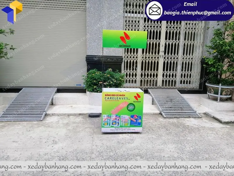 Địa chỉ bán quầy  sắt sampling lắp ráp bán hàng quảng cáo