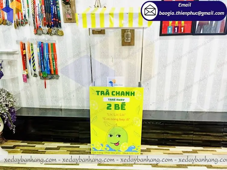 Mẫu xe lắp ráp bán trà chanh giá rẻ hiện đang hot 2021