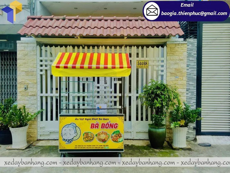 Nơi bán tủ bán đồ ăn vặt vỉa hè giá rẻ ở Bắc Giang