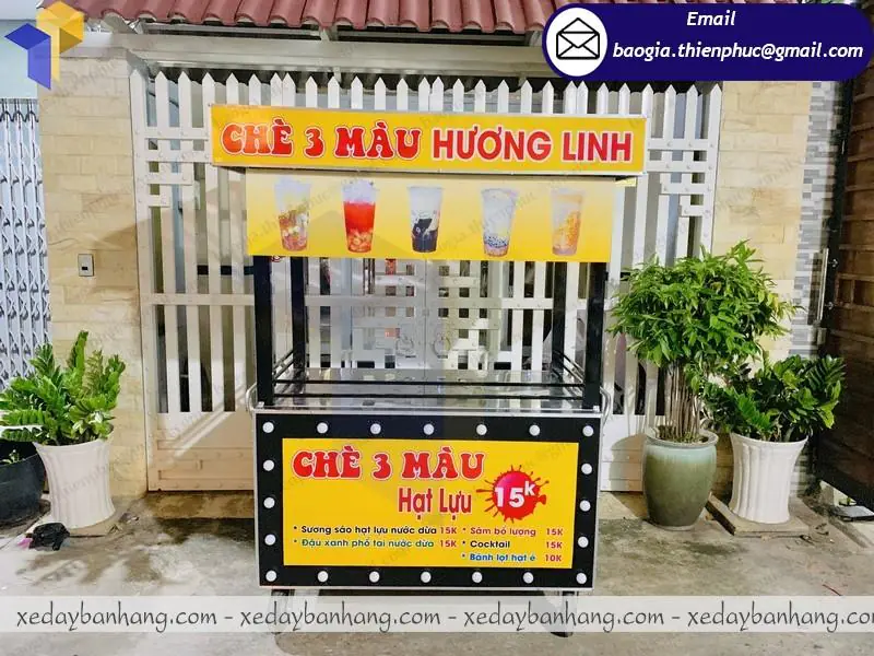Đặt làm xe bán chè lưu động giá siêu khuyên mãi ở đâu