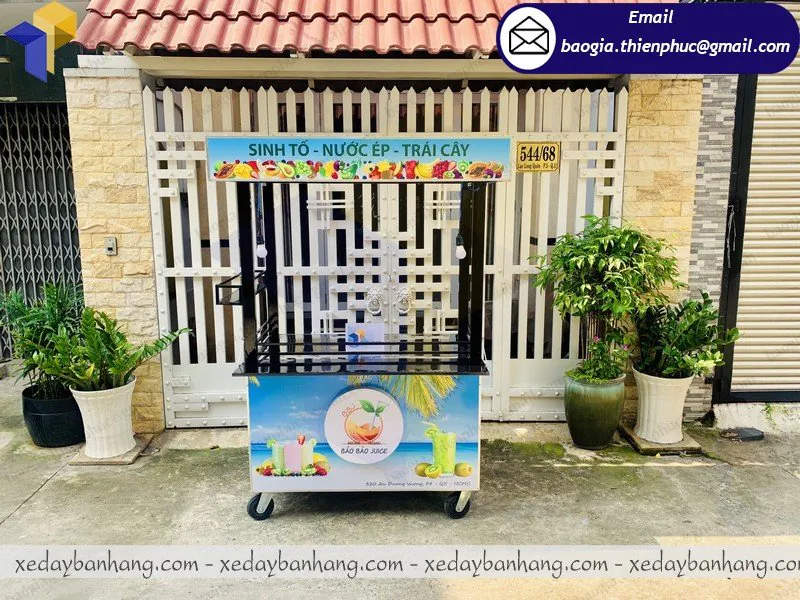 Xưởng đóng xe bán nước ép trái cây giá rẻ ở Bình Phước