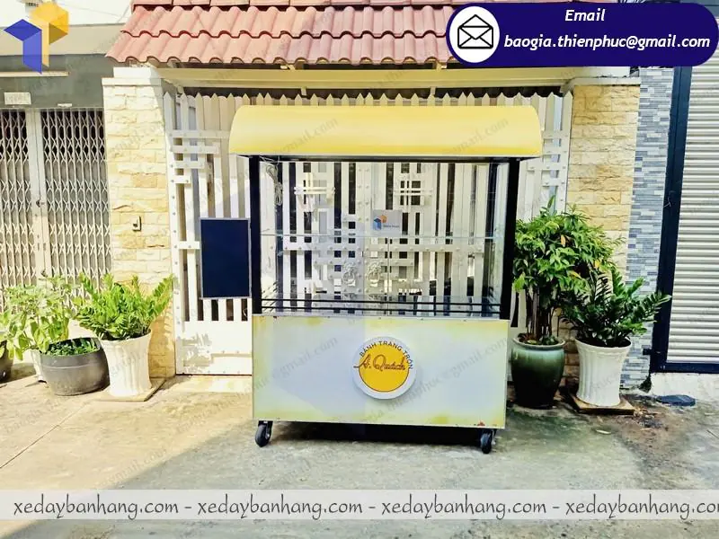 Địa chỉ cung cấp xe bán thức ăn vặt lề phố mẫu đẹp, giá sỉ