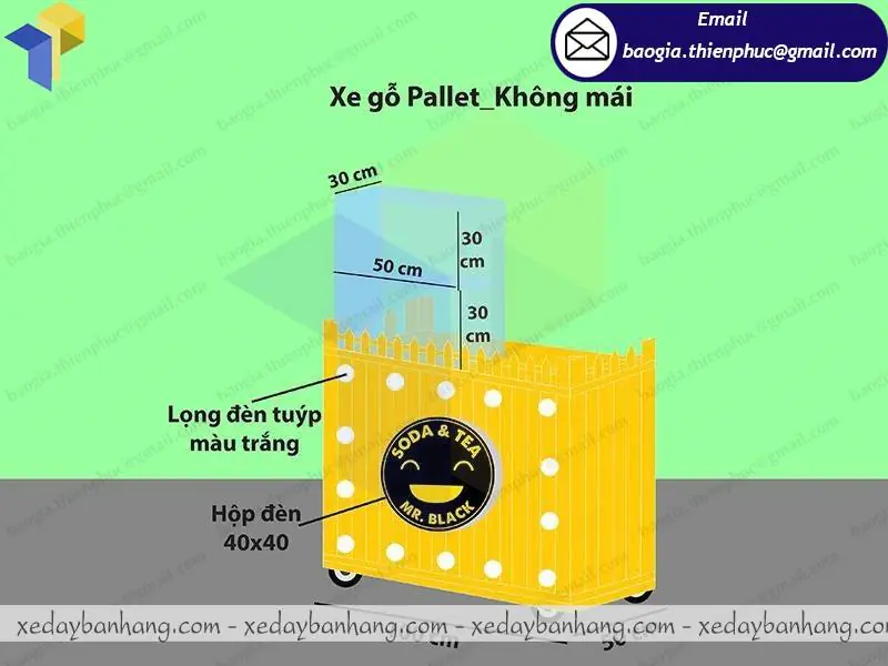 Bí quyết vàng kinh doanh với xe gỗ bán trà sữa giá sỉ lẻ