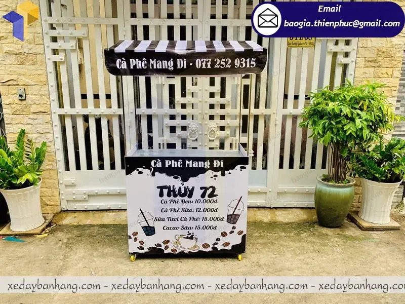 Mua xe bán cafe take away giá rẻ nhất Hà Nội ở đâu