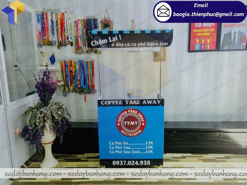 Ở đâu bán xe lắp ráp bán cafe pha máy giá rẻ nhất Sài Gòn