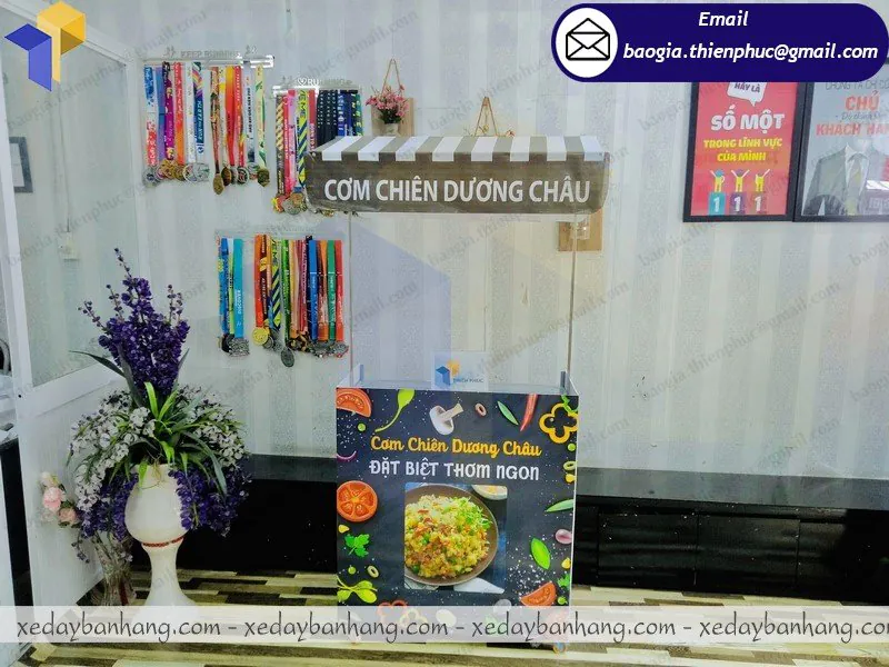 Mẫu xe lắp ráp bán cơm chiên dương châu đẹp giá rẻ ở hcm