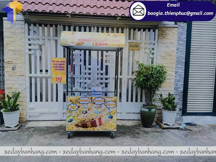 Bí mật làm giàu cùng xe bán bắp rang phong cách mới