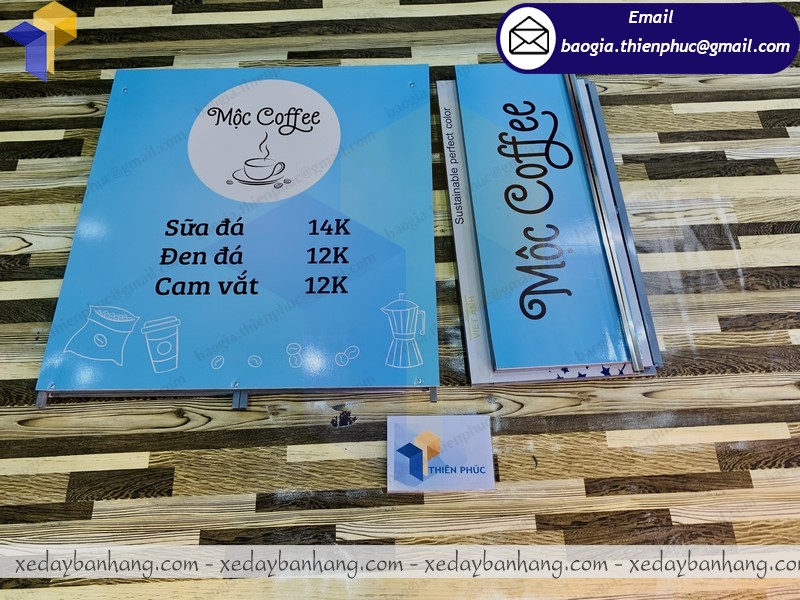 booth bán cafe gấp gọn