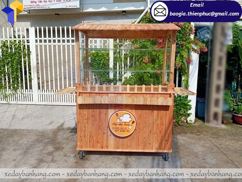 tủ gỗ bán thức ăn nhanh ở đà nẵng