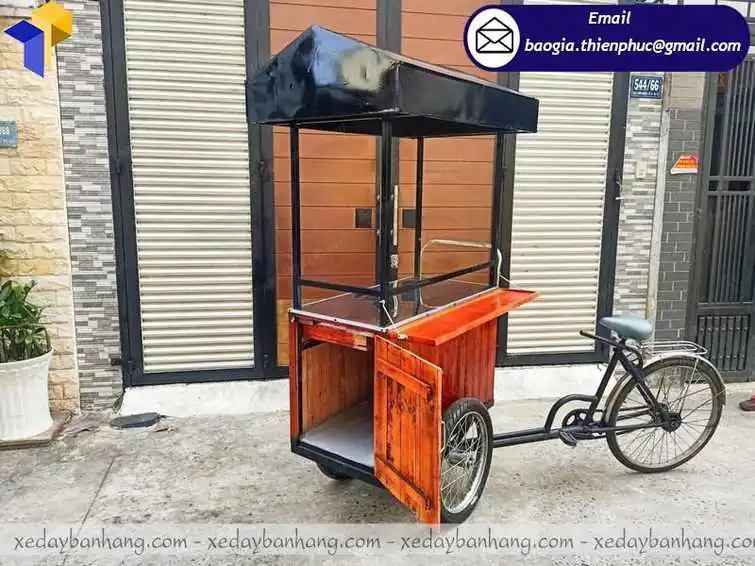 mẫu xe đạp bán coffee hàng rong